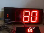 Token display machine led
