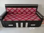 Wooden Sofa cum bed box storage