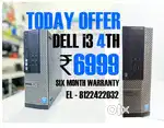 COMPUTER  DELL i3 4th GEN | 8GB RAM  | GRAPHICS 2GB | WARRANTY 6 MONTH