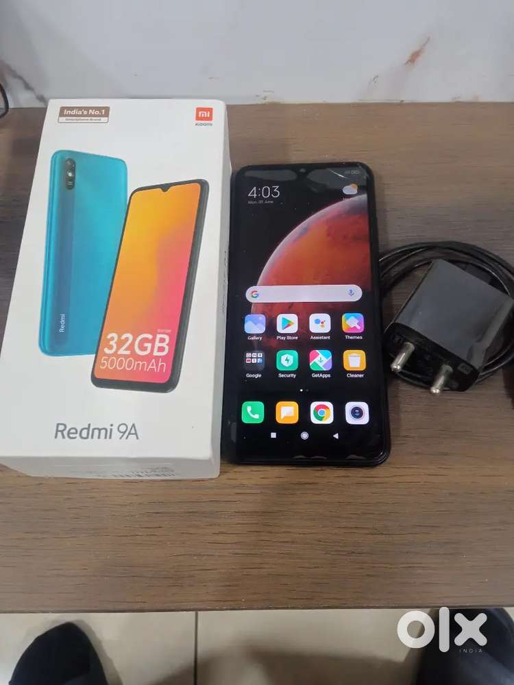 Redmi 9A mobile in good condition.