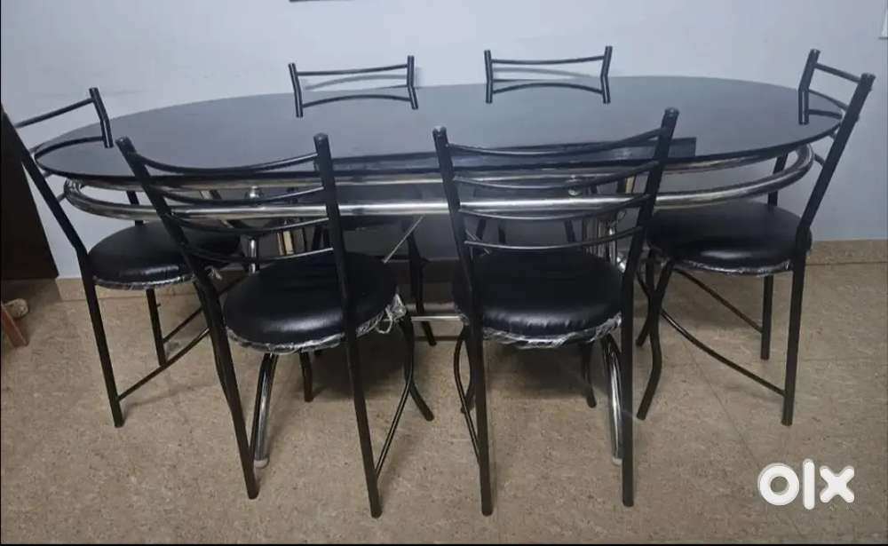 6 seater dining table with chairs for sale