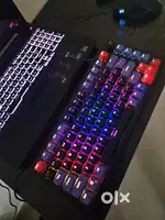 Hive Black - Purple Wired Gaming Keyboard - Red / RGB Backlight