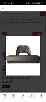 xbox one x 4k 1tb in new condition