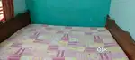 Solid wooden bed