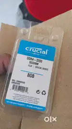 Crucial 3200Mhz Crucial Notebook Memory 10 Years Warranty DDR4 8 GB