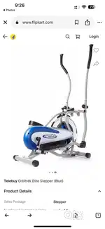 Stepper or elliptical