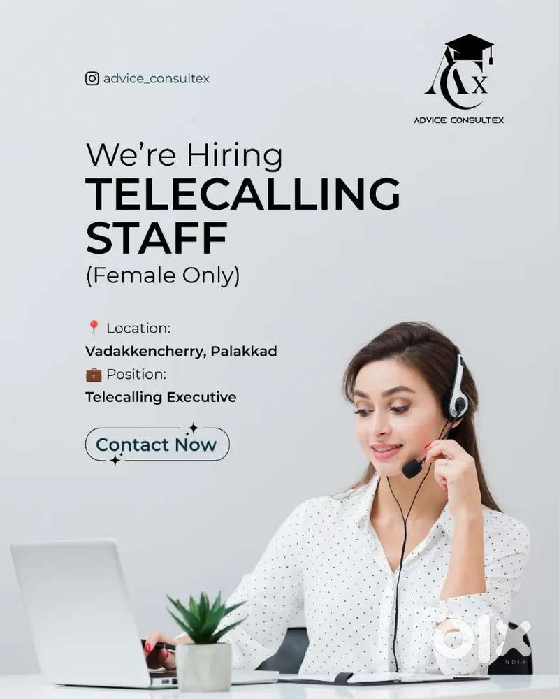 Wanted female telecalling staffs