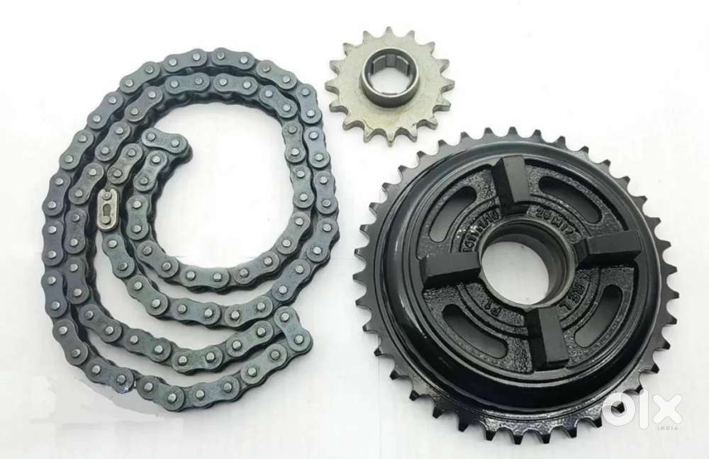 Chain and sprocket for royal enfielf