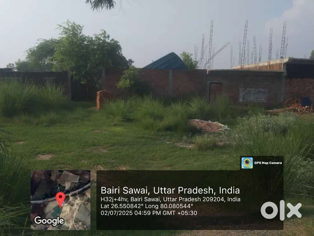 न्यू शिवली रोड से लगा हुआ मैथा मेन रोड पर प्लॉट उपलब्ध है