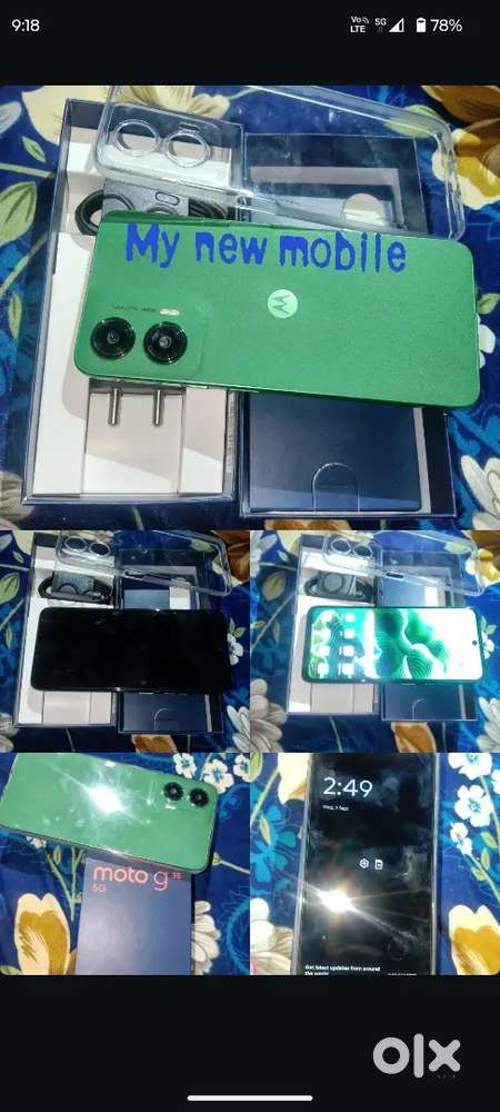 Motorola g35 8 128 8 days old bil box charger   exchange ve kr sakte h