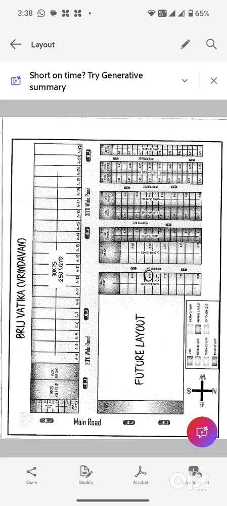 Plot for sale in Brij Vatika in chamuhan