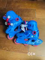 Upselling good condition decathlon skates ideal for 6 yrs