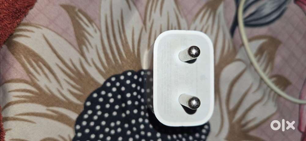 Apple's 20W charger with a 1-meter Lightning cable.