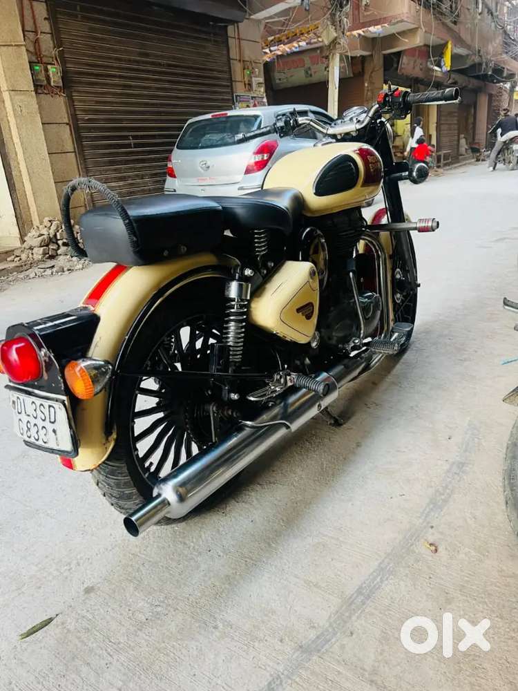 Royal enfield classic 500 with prado alloy wheels all original a