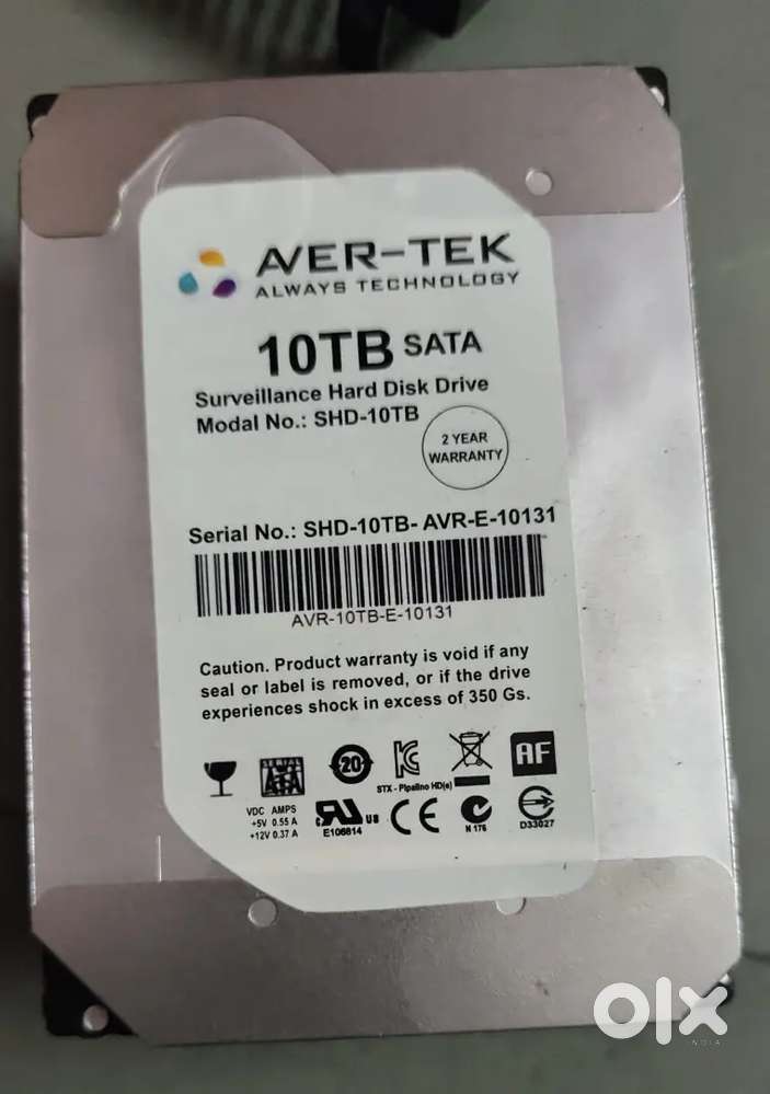 I've 4 Hard Disk 10TB storage