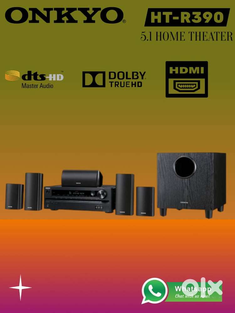 Onkyo HT-R390 5.1 package