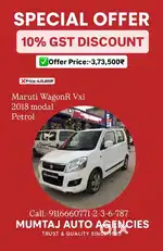 Maruti Suzuki Wagon R VXI, 2018, Petrol