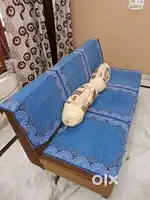 One piece 3 Seater Sofa without Arm Rest