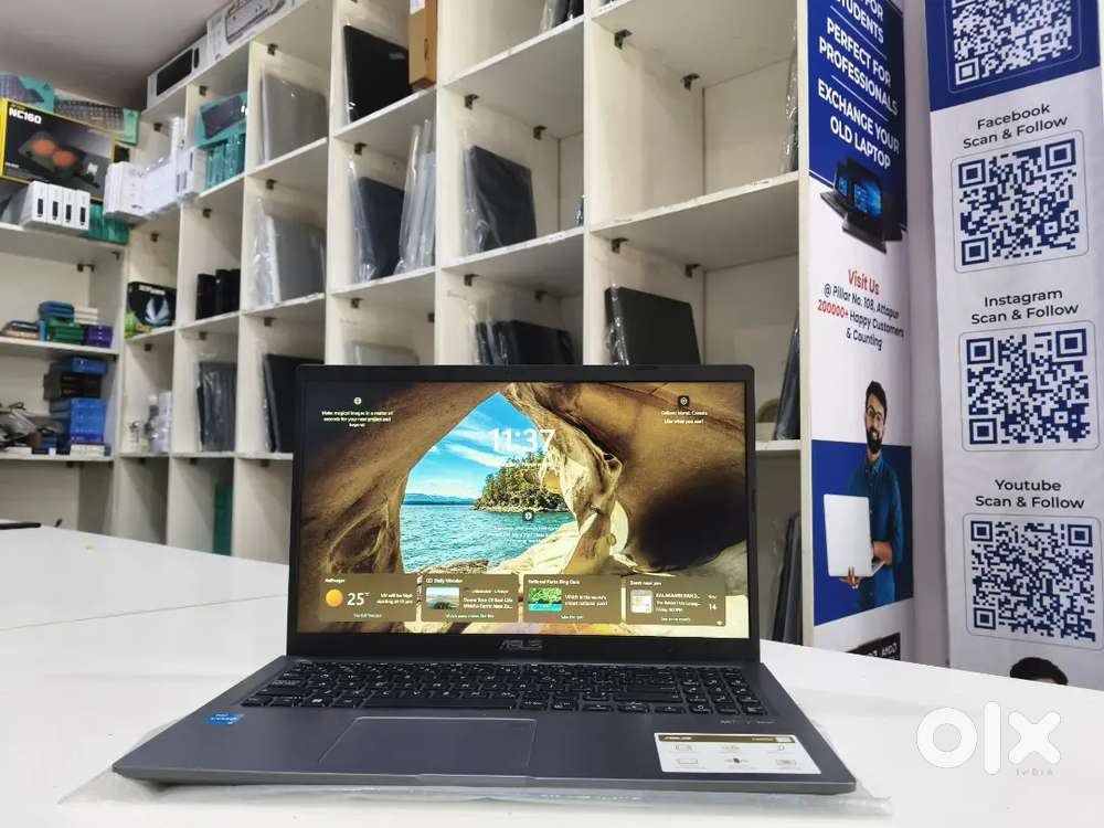 Asus Laptop i3-11th Gen 8GB RAM 512GB SSD 1 Year Warranty Free Mouse