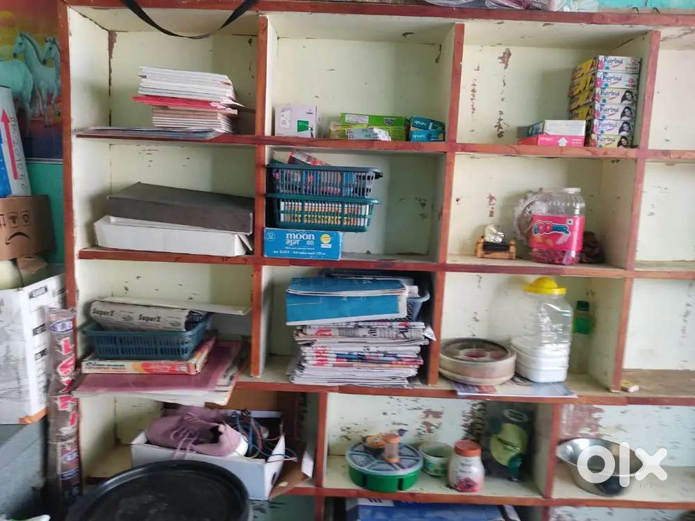 Shop Shutter and Wooden Racks for Sale