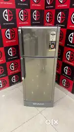 Id.101*sharp 180ltrs double door refrigerator with warranty and servic