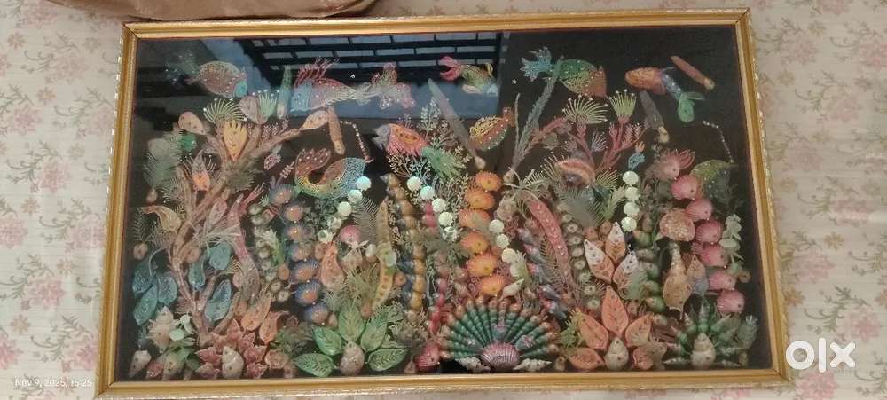 Home made fish photo frame