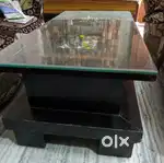 Stylish glass top wooden centre table & Dressing table separate