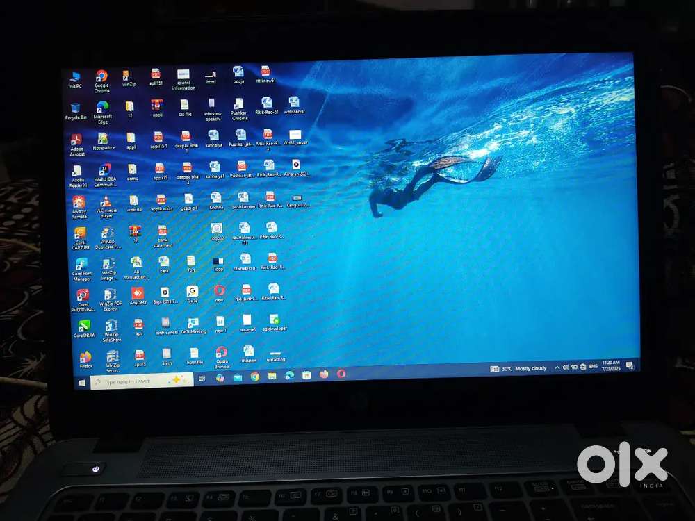 HP Elite book Laptop  AMD Ryzen 5  8GB RAM  256GB SSD