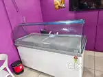 Deep freezer scooping