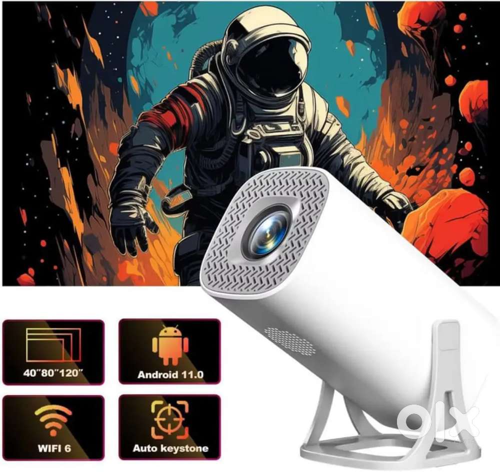 Free Home Delivery - Full HD 4k Quality Smart Projector Android Wifi