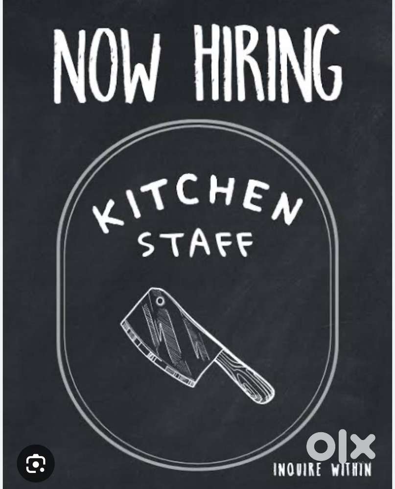 Required hotel and cafe staff chef helper steward cafe manager