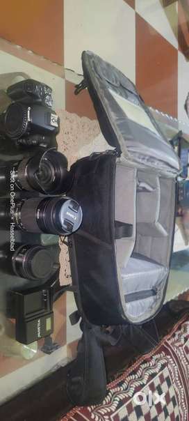 CANNON 200D WITH 3 LENS CAMERA