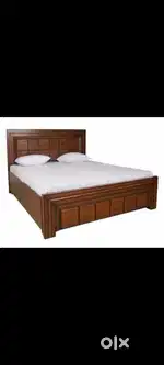 Supreet Furniture brand new Assam Teak wood and plyboard cot 5/6.5