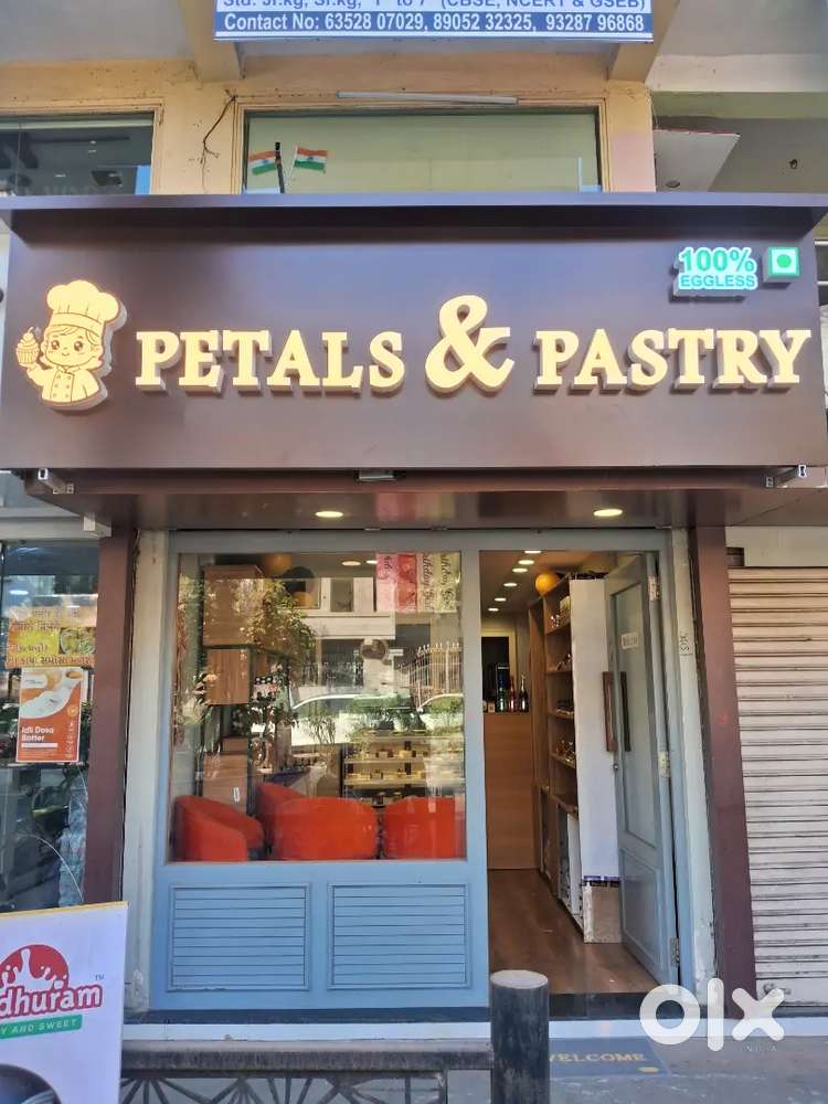 Rented new furnised bakery shop for sell in bhatar