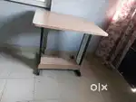 move out sale table/ wood shelf