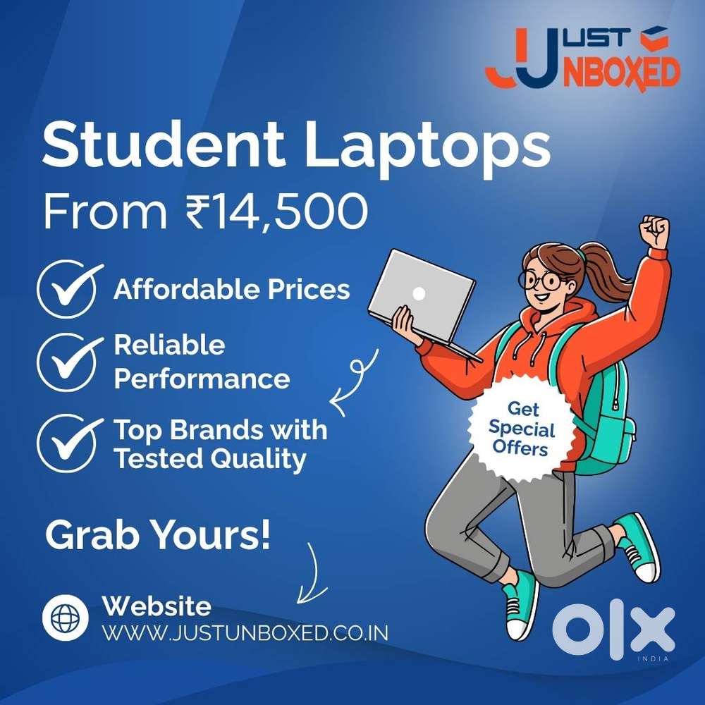 Student Laptops from ₹14,500  Best Quality Used Laptops