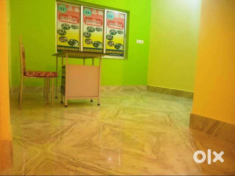 OFFICE RENT:1-BH  FLAT 521 Ft² SUPER BUILT NEAR NEW GARIA METRO STN.