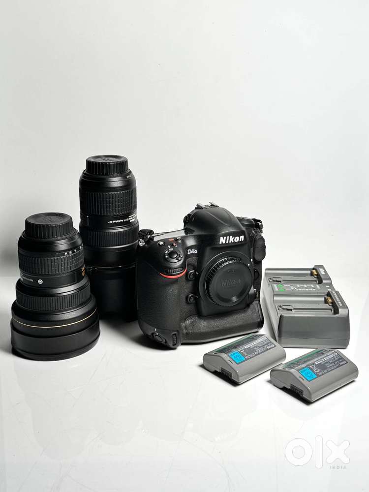 perfect condition used Nikon D4S + AF-S 24-70mm 1:2.8GED + AF-S 14-24m
