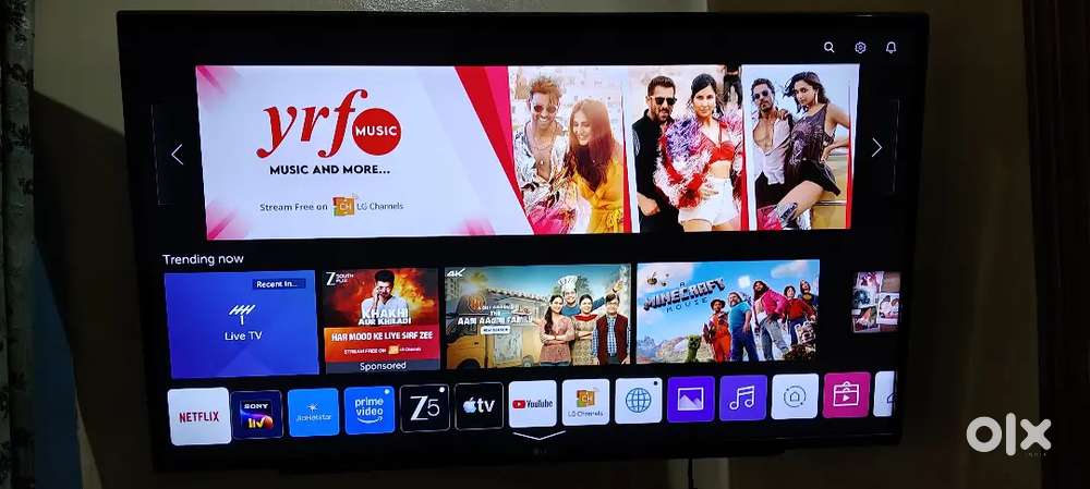 LG 43 inch smart TV LG home theatre  bluetooth usb FM aux