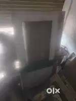 Door with lock and door closer complete