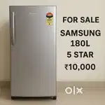 Samsung Refrigerator 180L – 5 Star – Excellent Condition / Only in 10K