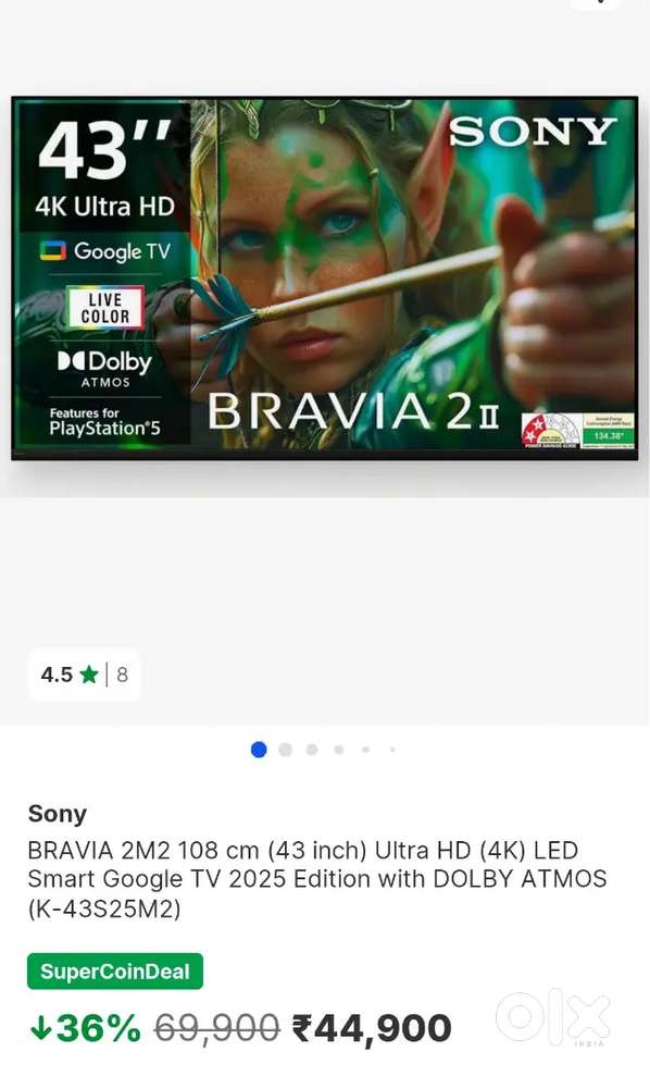 Sony tv 43