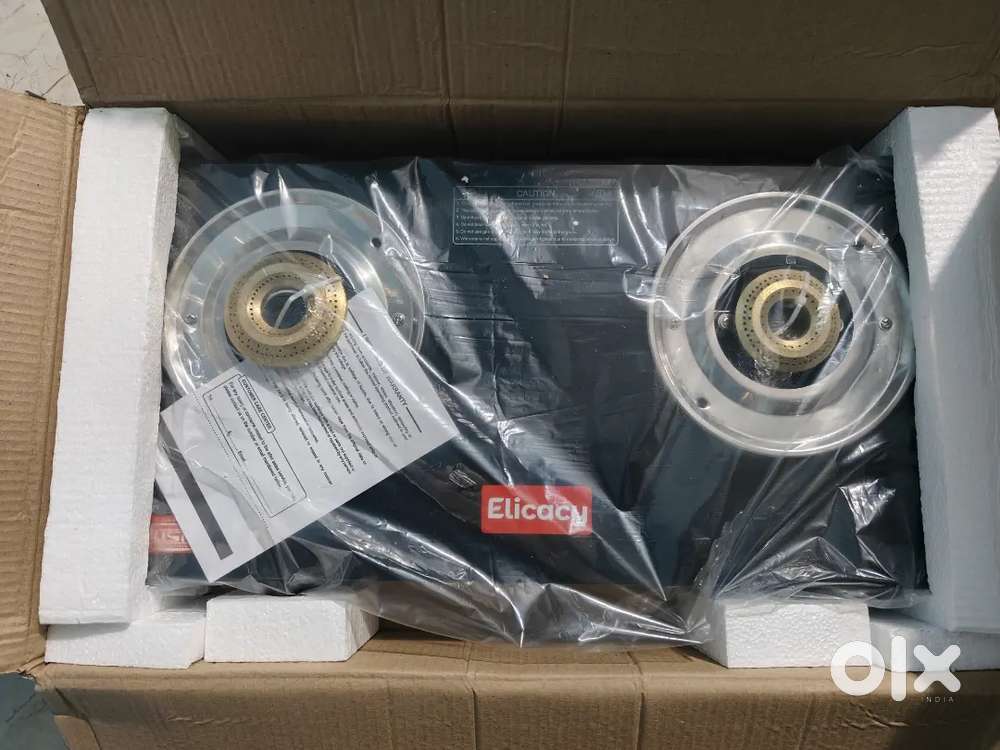 brand new 2 burner sealed piece lpg gas stove glass top for sale