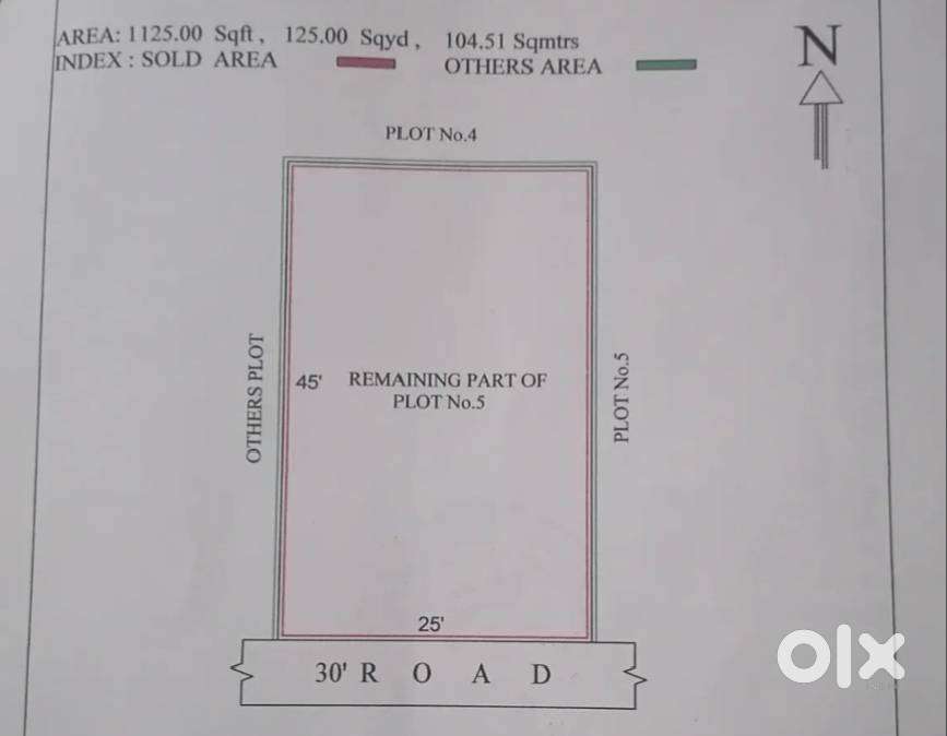 Plot sale 125 Sq Yard