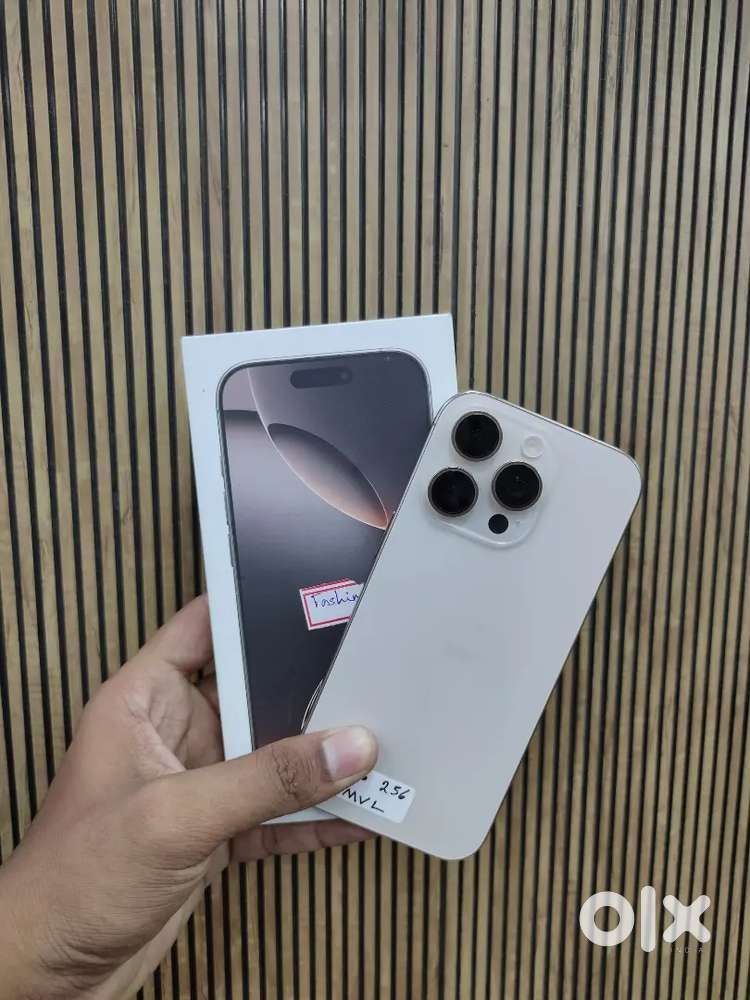 iPhone 16pro (256gb) Battery 100% 1 Month Warranty Box kit Low price
