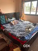 Double bed along with deessing table