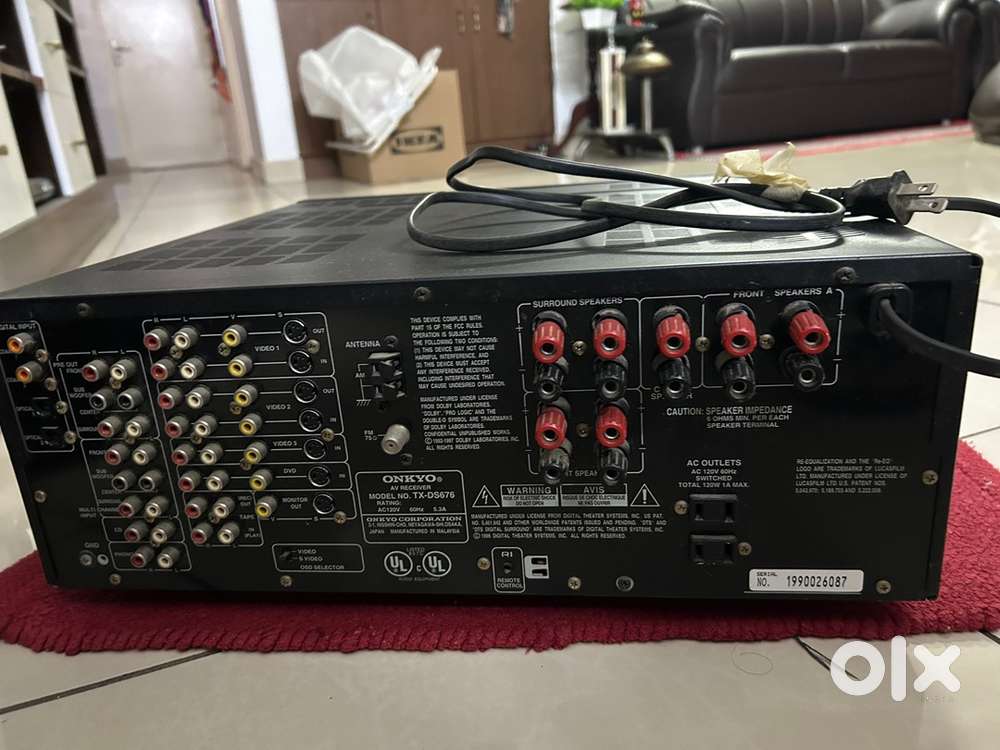 Selling Onkyo 5.1 channel stereo system with receiver