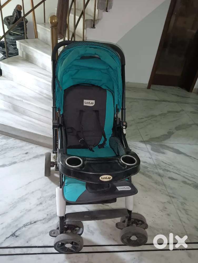 Luvlap galaxy stroller green and black