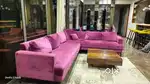 3×4 seater L shape sofa  and 4 seater  dining table with 4 chair