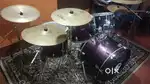 Mapex Tornado 5 piece drum set, with mapex single pedal